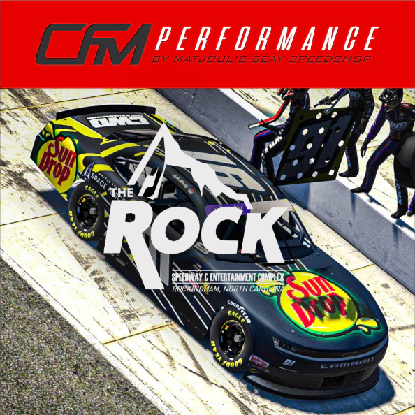 ENascar OReilly The Rock