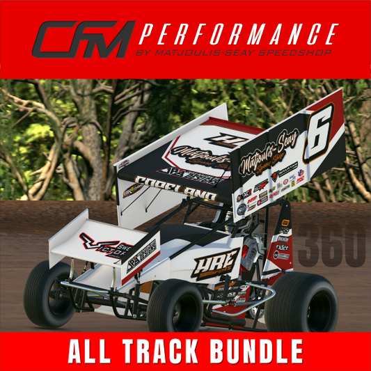 2025 - MATJOULIS SEAY SPEEDSHOP 360 SPRINT CAR ALL TRACK BUNDLE