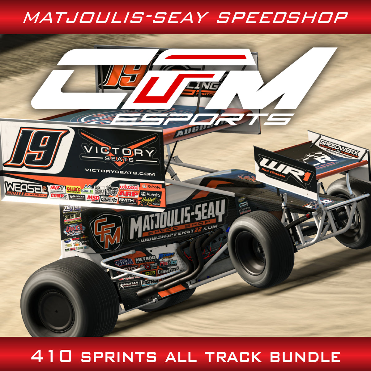 2026 - Matjoulis Seay Speed Shop 410 Sprint Car All Track Bundle