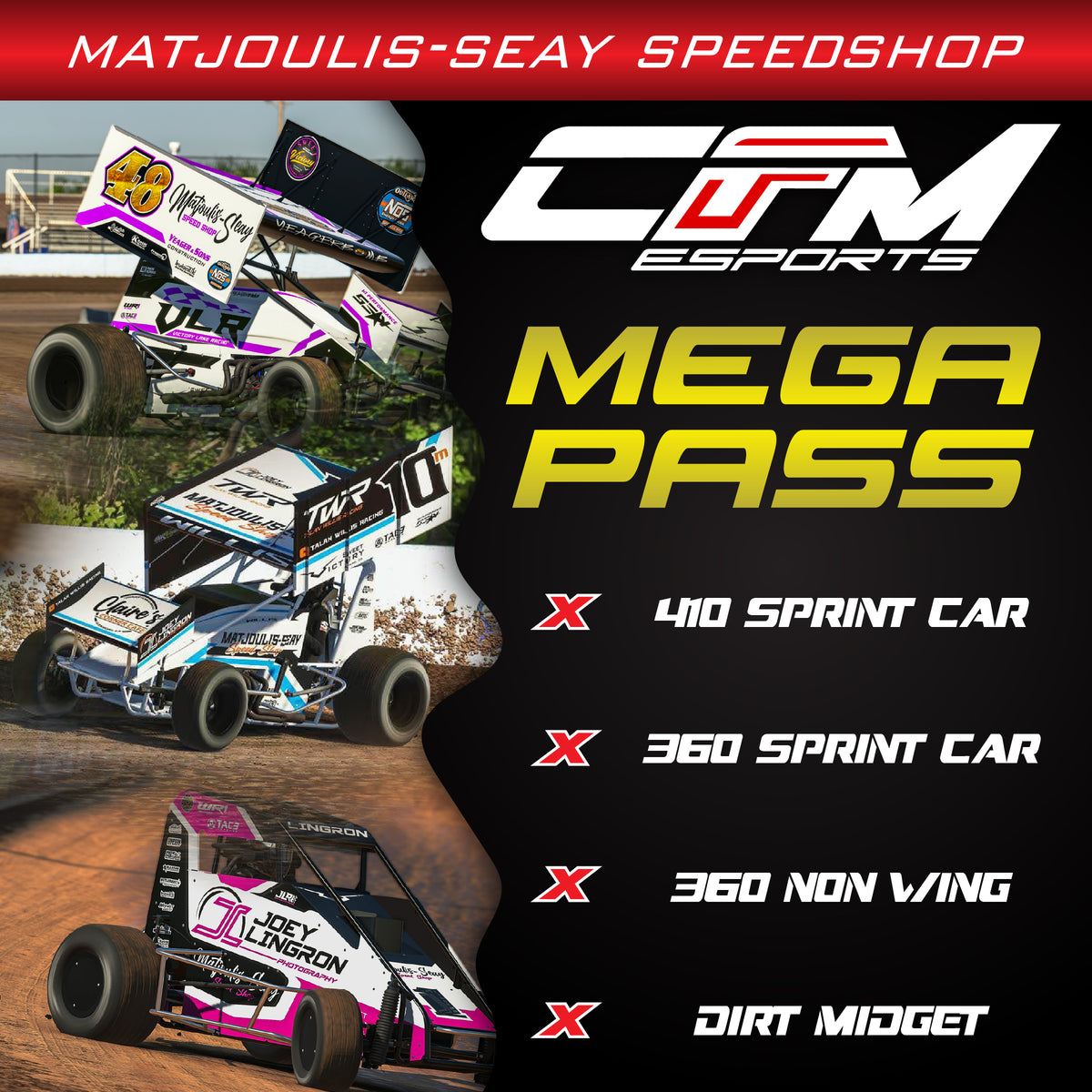 Mega Season Pass - 2026 Season 4 Pass - 410+360 WING, 360 NW, MIDGET